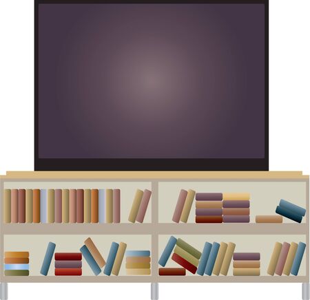 TV  Booksのイラスト素材