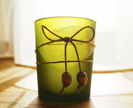 Candle glassの写真素材