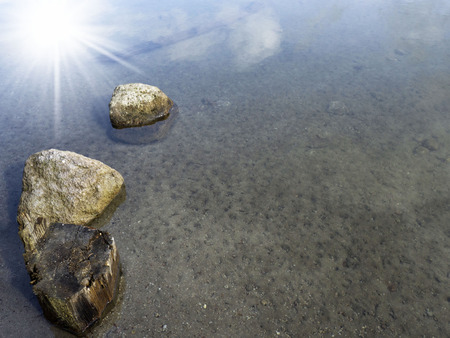 mountain lakeの写真素材