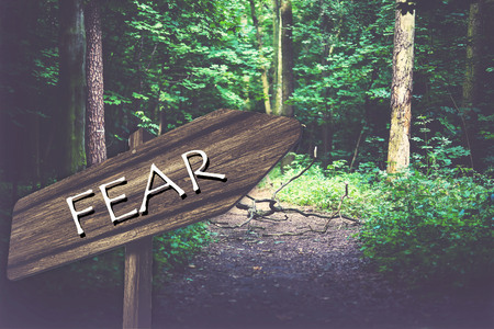 fear signの写真素材