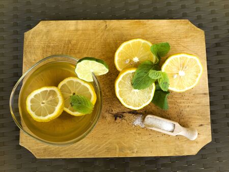 summer lemonade, cold treatmentの写真素材