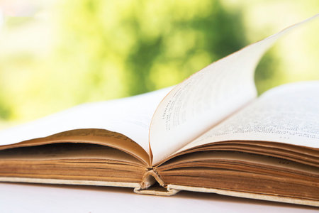open old book, knowledge concept, education
