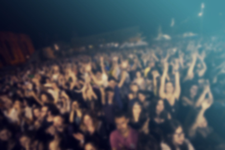 Crowd at concertの写真素材