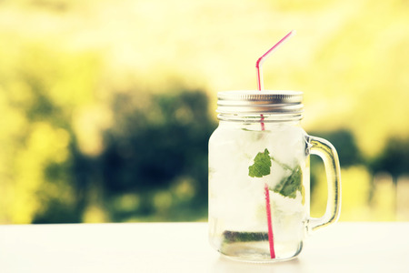 fresh lemonade, summer conceptの写真素材