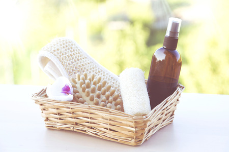 Spa set, vintageの写真素材