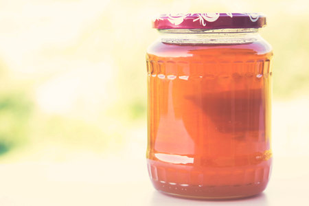 Vintage honey jar