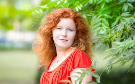 Redhead autumn beauty