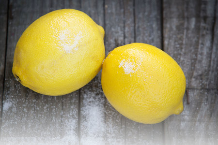 Organic lemonsの写真素材