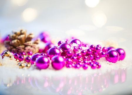 Christmas decoration backgroundの写真素材