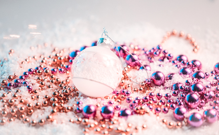 Christmas decoration backgroundの写真素材