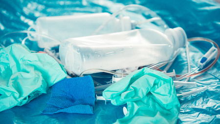 Medical waste disposal managementの写真素材