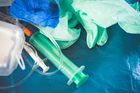 Medical waste disposal managementの写真素材