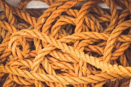 Yacht detail. Summer sea boat sailingの写真素材