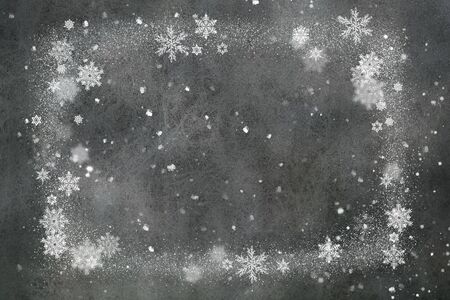 Elegant vintage grey Christmas and New year  backgroundの写真素材