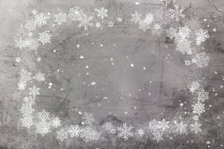 Elegant vintage grey Christmas and New year  backgroundの写真素材