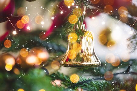 Winter holidays Christmas home decorationsの写真素材