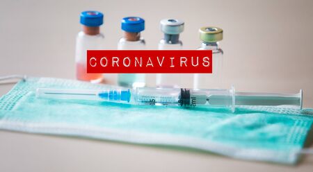 Coronavirus outbreak virus quarantine backgroundの写真素材