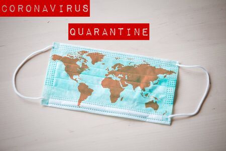Coronavirus outbreak virus quarantine backgroundの写真素材