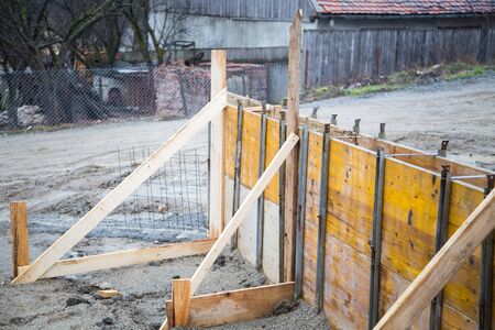 Build your own house construction siteの写真素材