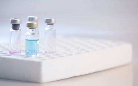 Coronavirus vaccine development medical researchの写真素材