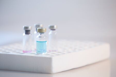 Coronavirus vaccine development medical researchの写真素材