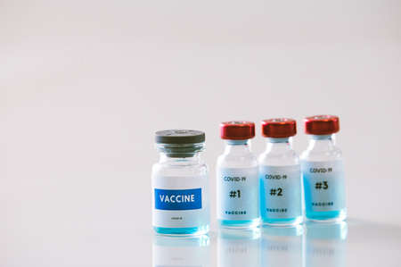 Covid 19 different vaccine typesの写真素材