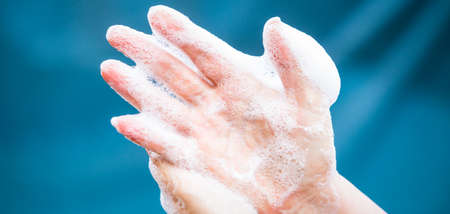 Hand washing.の写真素材