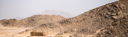 Landscape of the Sahara Desert