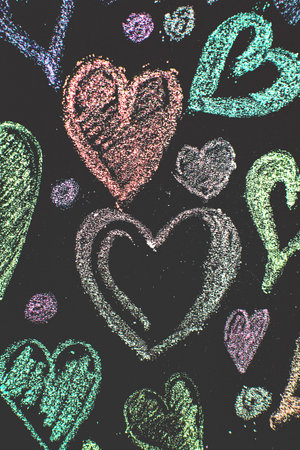 Valentines day. Valentines day greeting card. Heart on a wooden background. Heart of loveの写真素材