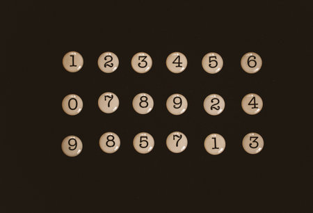 Background of numbers. from zero to nine. Background with numbers. Numbers texture