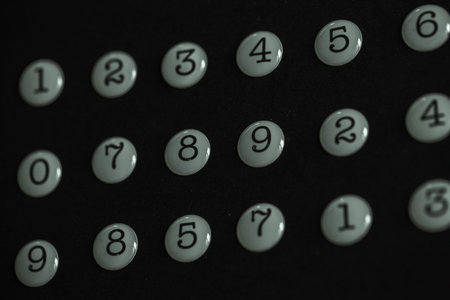 Background of numbers. from zero to nine. Numbers texture. Finance data concept. Matematic. Seamless...