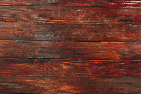 Vintage brown wood background texture. Old painted wood wallの写真素材