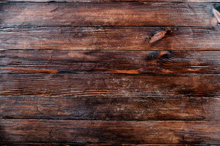 Vintage brown wood background texture. Old painted wood wallの写真素材