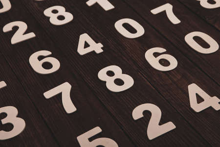 Finance data concept. Matematic. Seamless pattern with numbers. financial crisis concept. Business success.の写真素材
