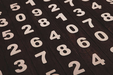 Finance data concept. Matematic. Seamless pattern with numbers. financial crisis concept. Business success.の写真素材
