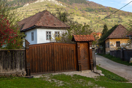 Rimetea is a small village located in Transylvania, Romania. It is situated in the Apuseni Mountainsの写真素材