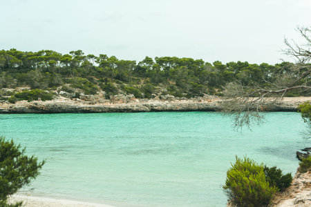 Beautiful beach with turquoise water in Costa Paradiso, Sardinia