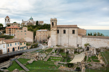 Church of San Francesco in Tarragona, Catalonia, Spainの写真素材