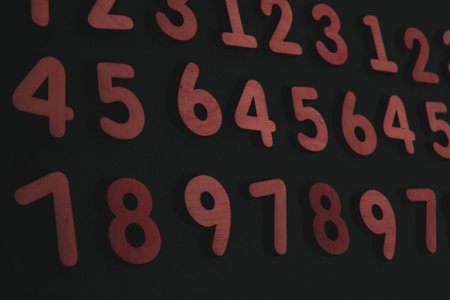 Background or texture of numbers. Finance data concept. Mathematic. Banking or currency. Business...