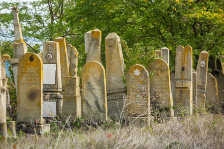 Old Jewish cemetery in Lviv, Ukraine. Old Jewish cemetery.