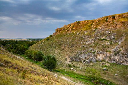 Mountain landscape in the Crimea, Ukraine, Europe. Beauty world.の写真素材