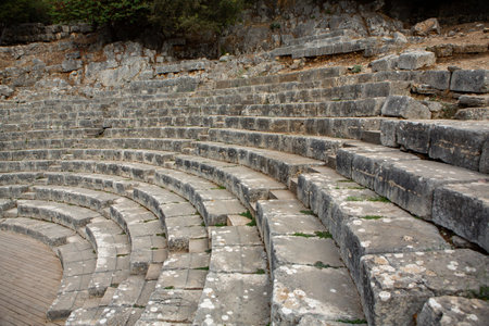 Ancient amphitheater in Ephesus, Izmir, Turkeyの写真素材