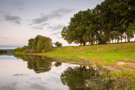 Picturesque Landscape of Rural Moldova. Idyllic Countryside Landscape in Republic of Moldova....