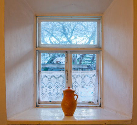 the elements of a traditional country house from the Republic of Moldova.の写真素材