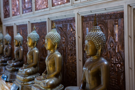 Gangaramaya is one of the oldest Buddhist temples in Colomboの写真素材