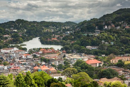 Panoramic view of the cityの写真素材