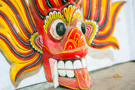 traditional manufacturing in sri lanka made for souvenirs for touristsの写真素材