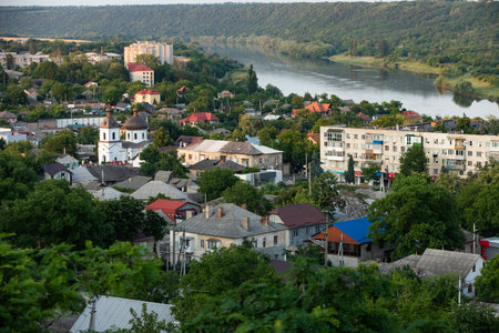 Urban landscape in the historical and cultural city of Soroca in the north of the Republic of...