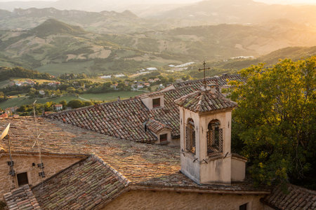 Scenic View of San Marino â€“ Historic Architecture and Mountain Landscape. One of the smallest...