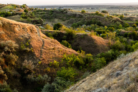 Mountain landscape in the province of Alentejo, Portugal.